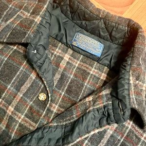 vintage PENDLETON wool plaid button down shirt